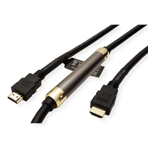 ROLINE, Roline 14.01.3458 HDMI® HDMI Extender, ROLINE HDMI High Speed mit Ethernet Kabel, mit Repeater, 25 m