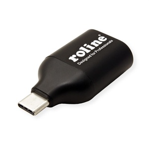 ROLINE, Roline 12.03.3228 USB-C? / VGA Adapter Schwarz, ROLINE Display Adapter USB Typ C - VGA