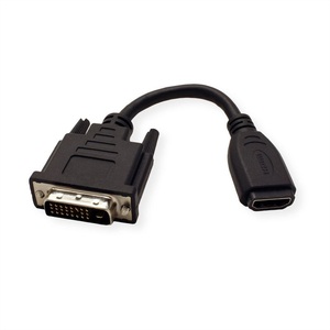VALUE, VALUE HDMI-DVI Adapterkabel, HDMI BU / DVI-D ST, VALUE HDMI-DVI Adapterkabel, HDMI BU / DVI-D ST