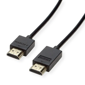 ROLINE, ROLINE 4K HDMI Ultra HD Kabel mit Ethernet, aktiv, ST/ST, schwarz, 2 m, ROLINE 4K HDMI Ultra HD Kabel mit Ethernet, aktiv, ST/ST, schwarz, 2 m