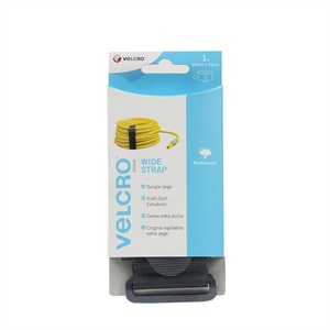 VELCRO, VELCRO® VEL-EC60329 Klettband mit Gurt Haft- und Flauschteil (L x B) 920 mm x 50 mm Schwarz 1 St., VELCRO® Verstellbarer Tragegurt mit Klettverschluss extrabreit Haken & Flausch G
