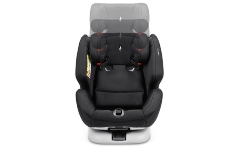 Osann, Osann - Kindersitz ONE360 - schwarz - Mischmaterial - 49/49/59 cm, Osann Autokindersitz »One 360° All Black«