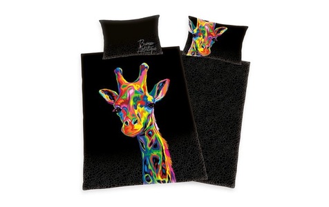 undefined, Bureau Artistique Bettwäsche mit Giraffe, Herding Bettwäsche »Giraffe«