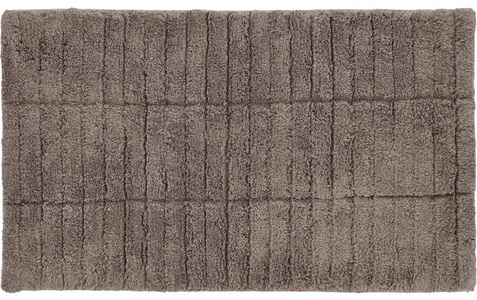 Zone Denmark Badteppich Tiles 50 x 80 cm, Taupe