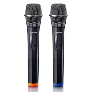 Lenco MCW-020BK 2x Wireless Mikrofon