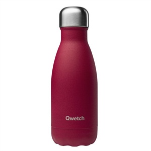 Qwetch, Qwetch Granite Isolierflasche / Thermosflasche dunkelrot, 