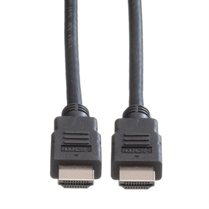 ROLINE, Roline HDMI Anschlusskabel HDMI-A Stecker 10.00 m Schwarz 11.04.5740 Geschirmt HDMI-Kabel, ROLINE HDMI High Speed Kabel mit Ethernet, LSOH, schwarz, 10 m