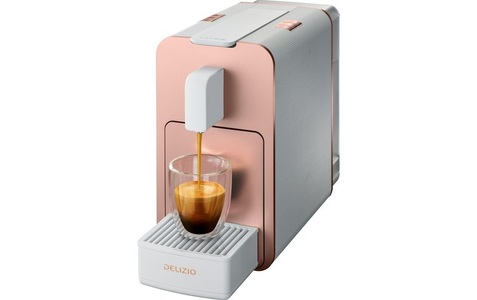 Delizio, Delizio Viva Elegante, Delizio Kapselmaschine Viva elegante, Rosegold/Weiss