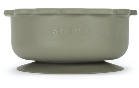 Soina, SOINA Silikonschüssel Eden mit Saugnapf, salbei, 