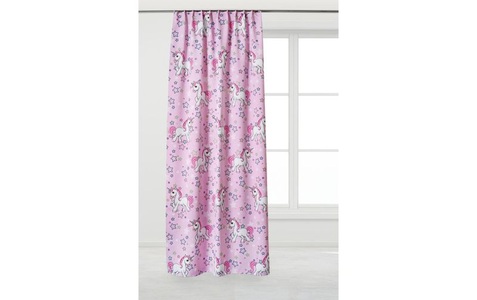 Casa Leon, Casa Leon - (140x250cm) Einhorn Fertigvorhang Home Verdunklungs Gardine (4599-320) - Rosa, 