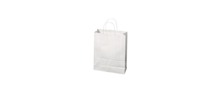 Brieger, Brieger Papiertüte 32 x 14 x 42 cm, Weiss, Brieger Papiertüte 32 x 14 x 42 cm, Weiss