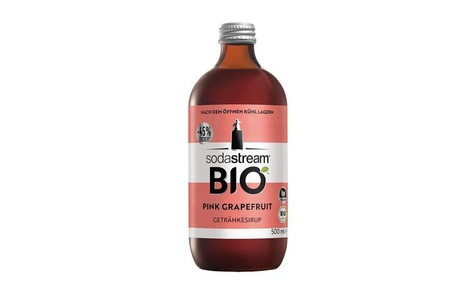 SODASTREAM, Sodastream Bio-Sirup Pink Grapefruit 500 ml, Sodastream BIO Pink Grapefruit 500 ml Sirup ? Wassersprudler Sirup ? Pink