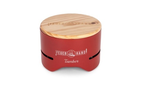 Feuerhand, Tisch-Holzkohlegrill Tamber, Ruby Red, Feuerhand Tischgrill Tamber, Rubinrot