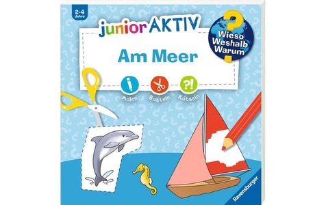 Ravensburger, Ravensburger Wieso? Weshalb? Warum? junior AKTIV: Am Meer, Wieso? Weshalb? Warum? junior AKTIV: Am Meer