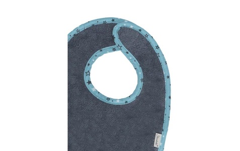 Sterntaler, Sterntaler Plastik-Klettlätzchen Elia eisengrau, Sterntaler Lätzchen , 7052270 Elia , Grau , Textil , Bär , 26x0.5 cm , 004910244201