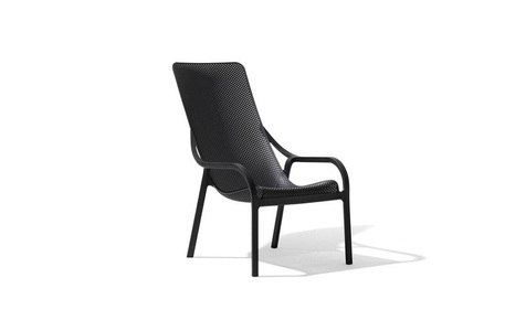 NARDI outdoor, Gartensessel Net Lounge anthrazit, Gartensessel Net Lounge anthrazit
