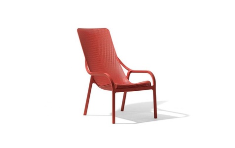 NARDI outdoor, Gartensessel Net Lounge koralle, Gartensessel Net Lounge koralle