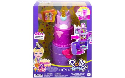 Polly Pocket, Polly Pocket Spielfigurenset Birthday Cake Window Box, Polly Pocket Spielfigur »Cake Window Box«
