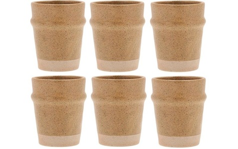 Villa Collection, Villa Collection Kaffeebecher Evig 350 ml, 6 Stück, Braun, Villa Collection Kaffeebecher Evig 350 ml, 6 Stück, Braun