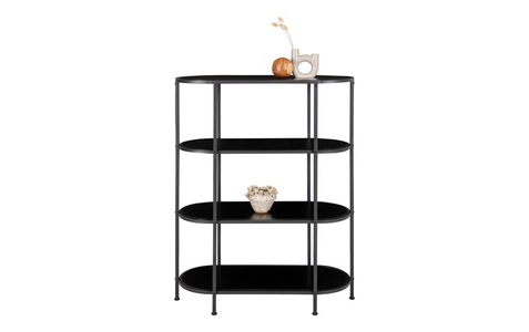 House nordic, House Nordic Regal Vita 111 x 85 cm, Schwarz, 