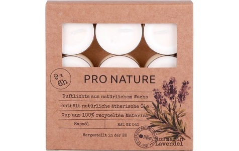 müller Kerzen, müller Kerzen Duftkerze Rosmarin & Lavendel 9 Stück, müller Kerzen Duftkerze Rosmarin & Lavendel 9 Stück