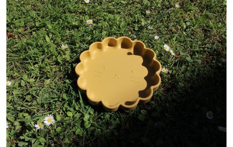 Soina, SOINA Silikonteller Eden mit Saugnapf, ocre, 