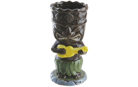 Paderno, Paderno Cocktailbecher Tiki 340 ml, 1 Stück, Dunkelbraun, Paderno Cocktailbecher Tiki 340 ml, 1 Stück, Dunkelbraun