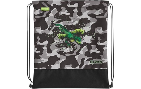 Herlitz, UltraLight Plus Camo Dragon, Schulranzen, 