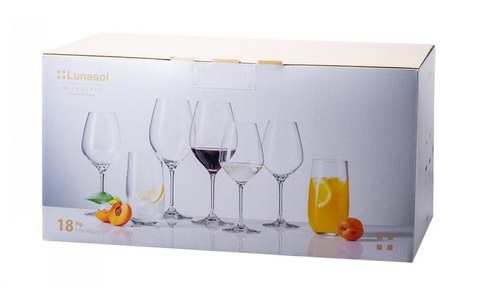 SOLA, Sola Weingläser-Set Optima Glas Lunasol 18-teilig, 