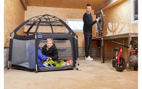 tenty, tenty Laufgitter Schwarz, tenty - Laufgitter, 150 cm, Schwarz