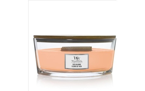 WoodWick, WoodWick - Ellipse Duft Kerze mit Holz Docht (10.17286.022E) - Yuzu Blooms, Woodwick Duftkerze »Yuzu Blooms Ellipse«