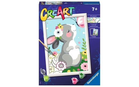Ravensburger, Ravensburger Malset CreArt: Beautiful Bunny, Ravensburger Malen nach Zahlen »MnZ Serie D Beautiful Bunny«