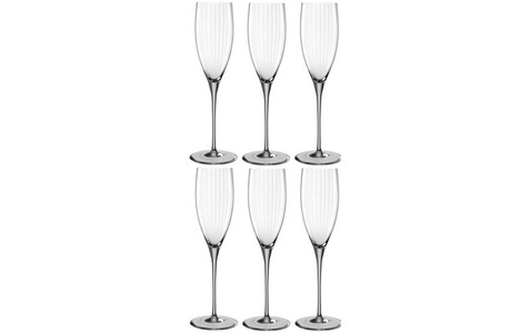 LEONARDO, LEONARDO Sektglas »Sektglas Poesia grau 250ml«, LEONARDO Sektglas »Sektglas Poesia grau 250ml«
