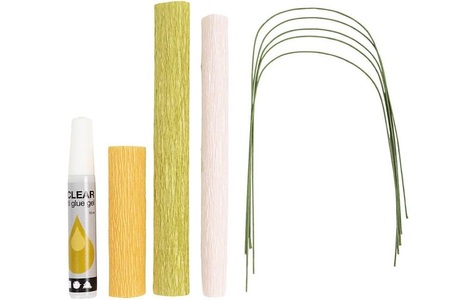 Creativ Company, Creativ Company Bastelset Krepppapier-Set Kirschzweig, 