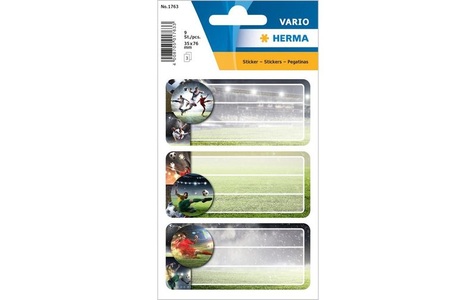 HERMA, HERMA Schuletiketten Fussball, Produkttyp, HERMA Schuletiketten 1763 Fussball