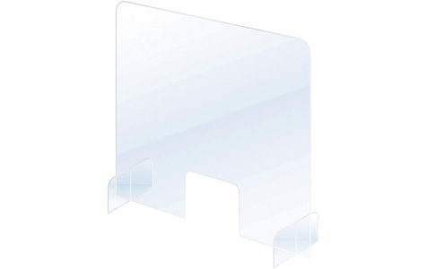 Franken, Franken Mobile Schutzscheibe für Tisch Theke Plexiglas Transparent 85 x 70 cm, Franken Mobile Schutzscheibe für Tisch Theke Plexiglas Transparent 85 x 70 cm
