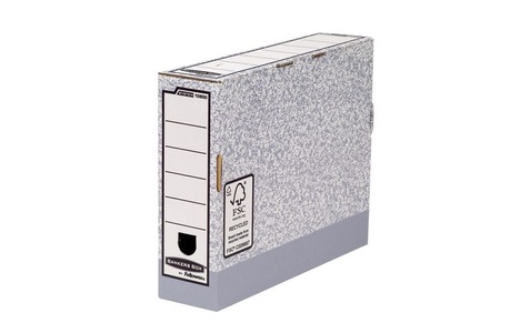 Fellowes, Fellowes Archivschachtel Bankers Box, Fellowes Archivschachtel Bankers Box Grau, 10 Stück