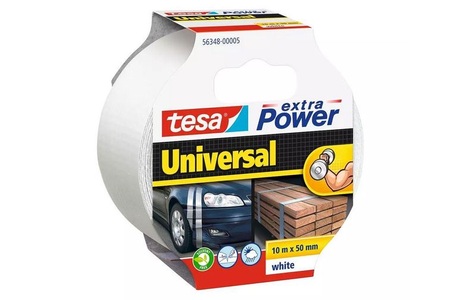 Tesa, tesa UNIVERSAL 56348 Gewebeklebeband Weiß (L x B) 10 m x 50 mm 3 St., tesa Klebeband »Universal«