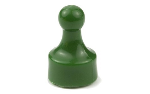 supermagnete, supermagnete Haftmagnet Player, supermagnete Haftmagnet Player Neodym 10 x 20 mm Grün, 10 Stück