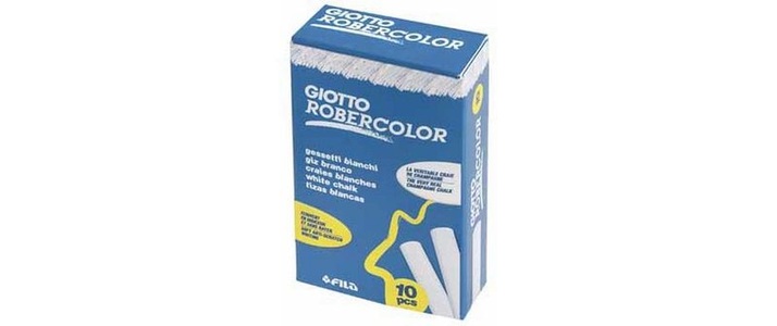 undefined, GIOTTO Kreiden Robercolor 538700 weiss 10 Stück, GIOTTO Kreiden Robercolor 538700 weiss 10 Stück