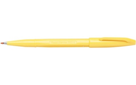 Pentel, PENTEL Faserschreiber Sign Pen 2.0mm S520-G gelb