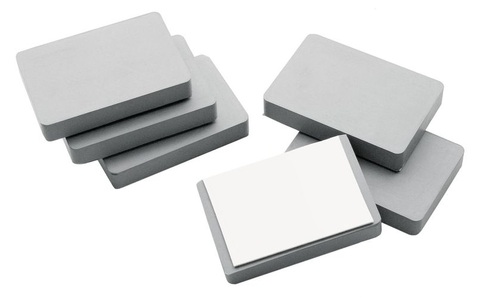 Legamaster, Legamaster Haftmagnet Silber, 1, Legamaster Magnete Grau 7,5 x 5 cm