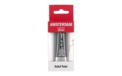 Amsterdam, Amsterdam Acrylfarbe Reliefpaint 736, 20 ml, Grau, Amsterdam Acrylfarbe Reliefpaint 736, 20 ml, Grau
