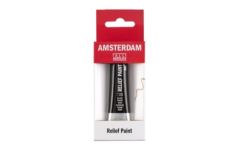 Amsterdam, Amsterdam Acrylfarbe Reliefpaint 700, 20 ml, Schwarz, Amsterdam Acrylfarbe Reliefpaint 700, 20 ml, Schwarz