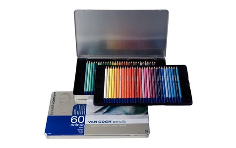 Van Gogh, Van Gogh Farbstifte Set 60 Stück, 