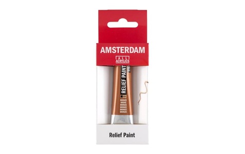 Amsterdam, Amsterdam Acrylfarbe Reliefpaint 811, 20 ml, Bronze, Amsterdam Acrylfarbe Reliefpaint 811, 20 ml, Bronze