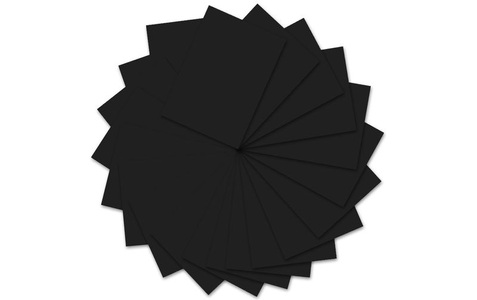 Ursus, URSUS Tonzeichenpapier A4, 130 g/m², 100 Blatt, Schwarz, URSUS Tonzeichenpapier A4, 130 g/m², 100 Blatt, Schwarz