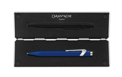 Caran d'ache, CARAN D'ACHE Roller 849 0.7mm 846.659 blau, mit Metalletui