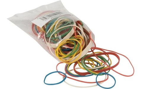 Connect, CONNECT Gummiband farbig, 75 Stück, CONNECT Gummiband farbig, 75 Stück