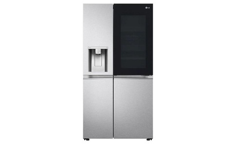 LG, Side-by-Side GSXV91BSAE mit InstaView Door-in-Door® | Eis-, Crushed Ice- und Wasserspender | 635 Liter Kapazität | Energieeffizienzklasse E | Interner Wassertank 4L | Brushed Steel |, Side-by-Side GSXV91BSAE mit InstaView Door-in-Door® | Eis-, Crushed Ice- und Wasserspender | 635 Liter Kapazität | Energieeffizienzklasse E | Interner Wassertank 4L | Brushed Steel |